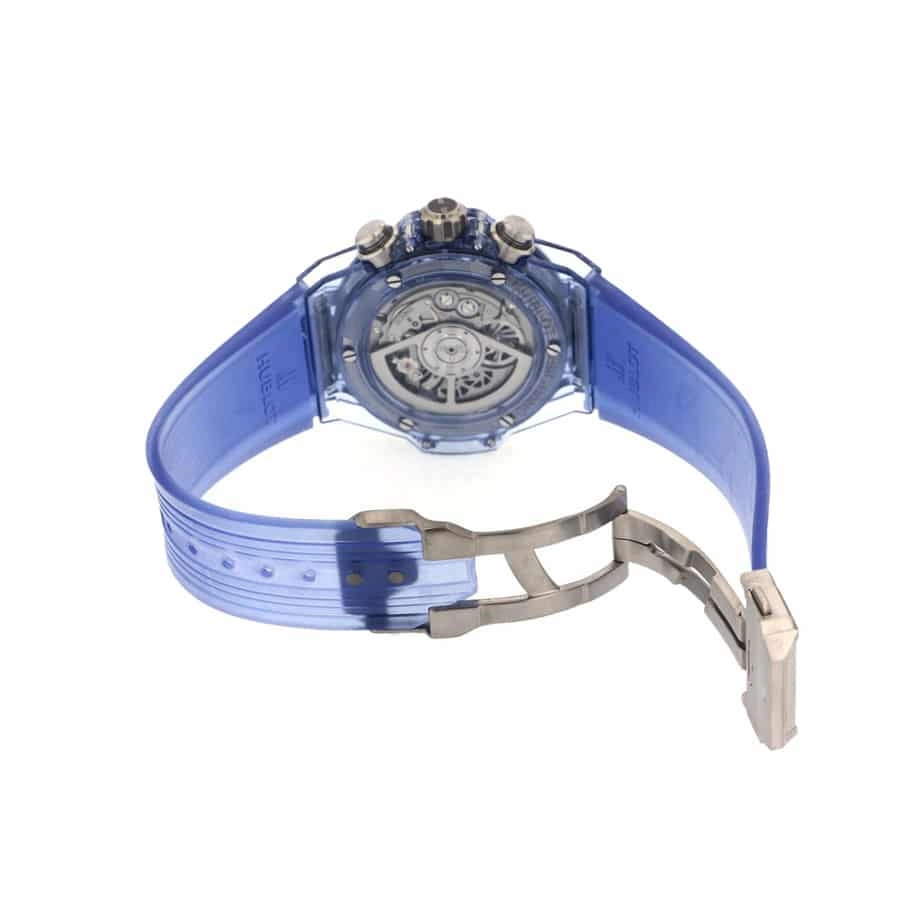 H Big Bang Unico Sapphire 411.JX.4802.RT “Transparent Case” Collector’s Replica