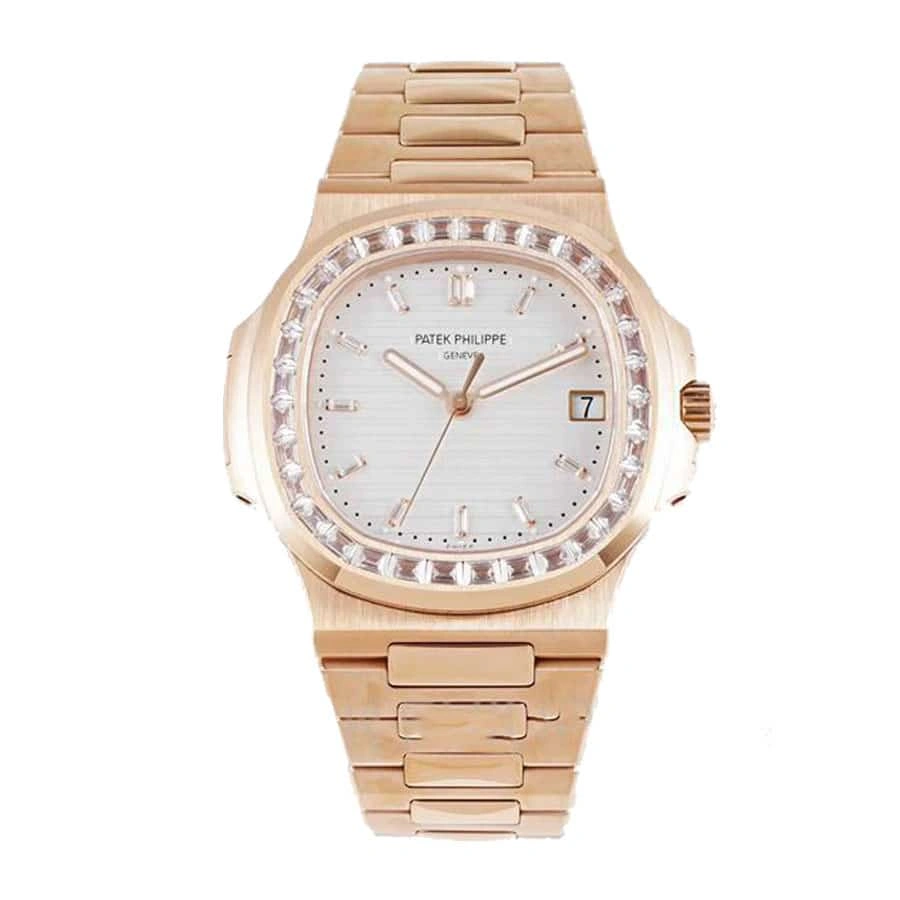 Patek Philippe Nautilus 7122 1R-001 “Rose Gold Diamond” Superior Copy 1:1