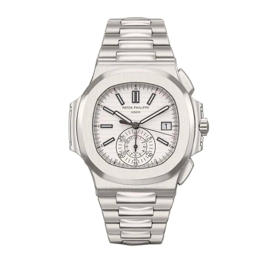 Patek Philippe Nautilus Chronograph 5980 1A-019 “White Dial” Precision Clone