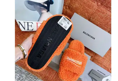 Balenciaga Furry Slide