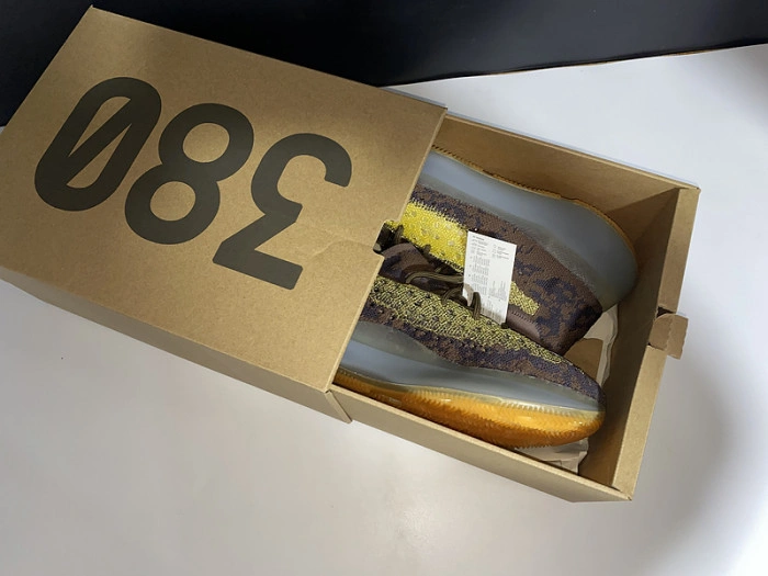ADIDAS YEEZY BOOST 380 'Coffee gold’ NON-REFLECTIVE FZ4982