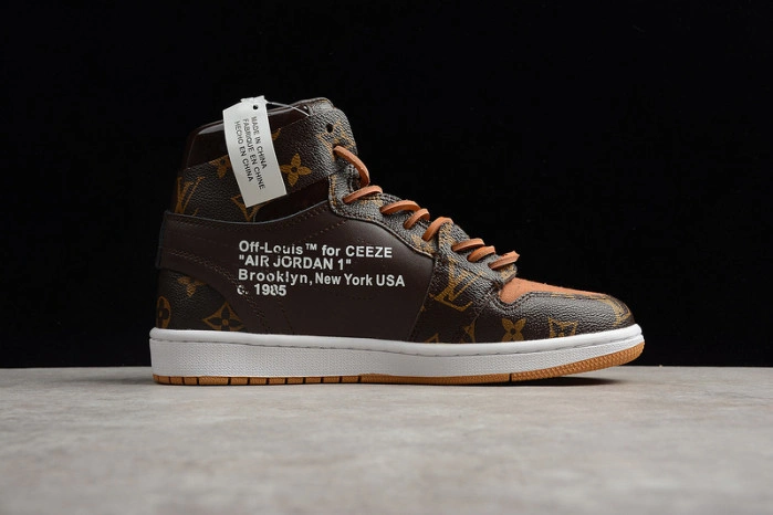 AIR JORDAN 1 O-W -LouiV AQ0818-158 (WITH CASE)