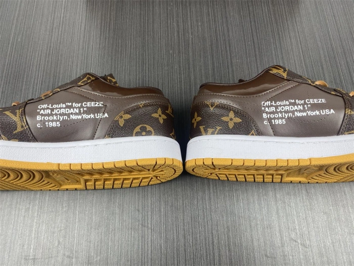 AIR JORDAN 1 O-W -LouiV Low Top (WITH CASE)