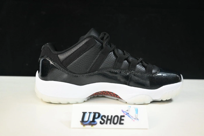 AIR JORDAN 11 RETRO LOW BLACK-WHITE AV2187 001