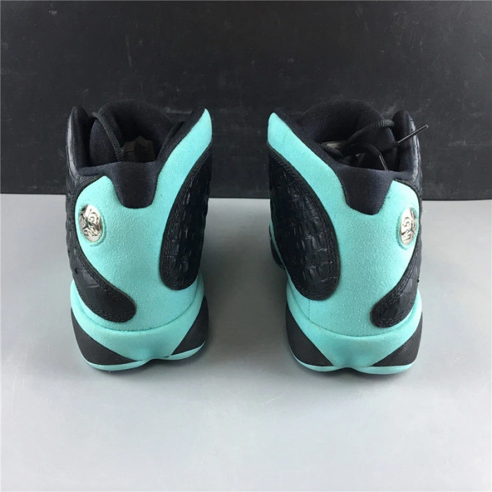 AIR JORDAN 13 RETRO BLACK ISLAND GREEN 414571-030