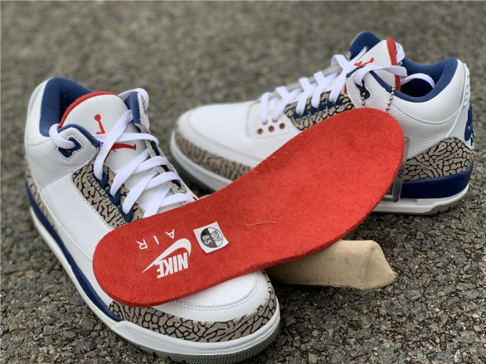 AIR JORDAN 3 RETRO TRUE BLUE NIKE AIR FIRST LOOK 854262-106