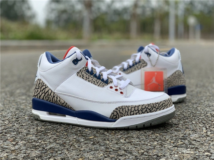 AIR JORDAN 3 RETRO TRUE BLUE NIKE AIR FIRST LOOK 854262-106