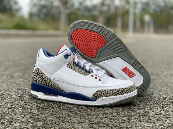 AIR JORDAN 3 RETRO TRUE BLUE NIKE AIR FIRST LOOK 854262-106
