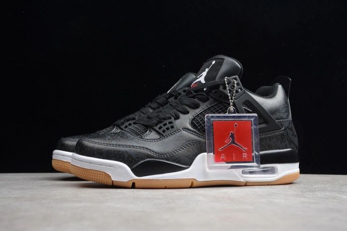 AIR JORDAN 4 RETRO BLACK LASER CI1184-001
