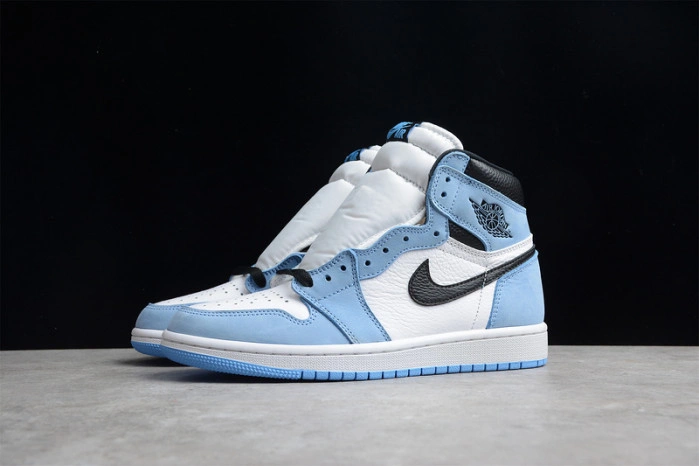 AIR Jordan 1 Retro High White University Blue Black 555088-134
