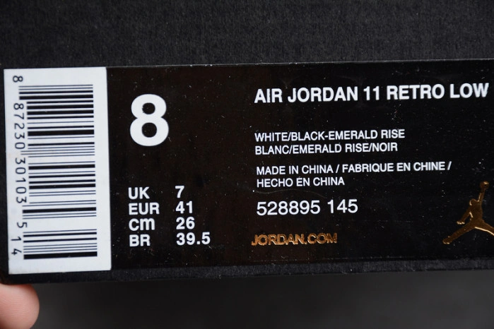 AIR Jordan 11 Retro Low 'Emerald'  528895-145