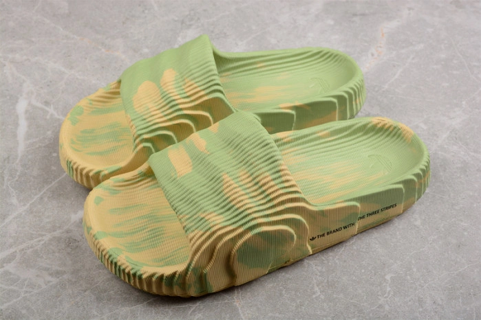 Adidas Adilette 22 Slides Magic Lime St Desert Sand GY1597