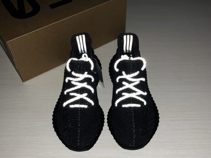 Adidas Mens Yeezy Boost 350 V2 Black FU9006