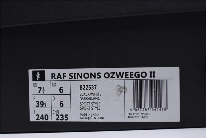 Adidas Ozweego 3 Raf Simons Cream White Core Black B22537