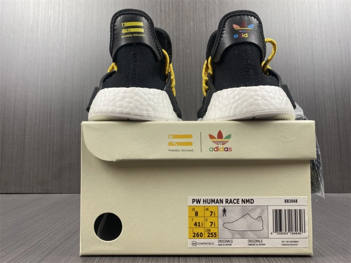 Adidas Pharrell x NMD HU Pharrell Human Species Black BB3068