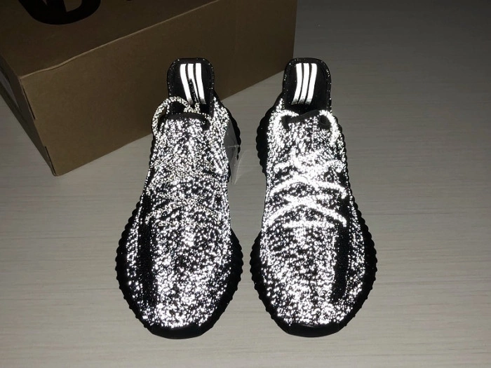 Adidas Yeezy Boost 350 V2 'Black Reflective'  FU9007