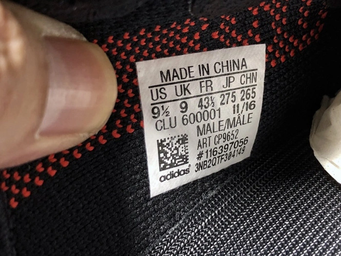 Adidas Yeezy Boost 350 V2 Black Red  CP9652