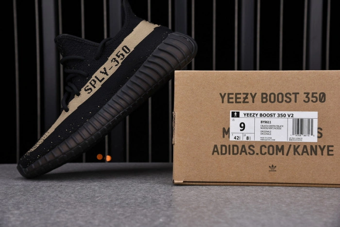 Adidas Yeezy Boost 350 V2 Core Black Green BY9611