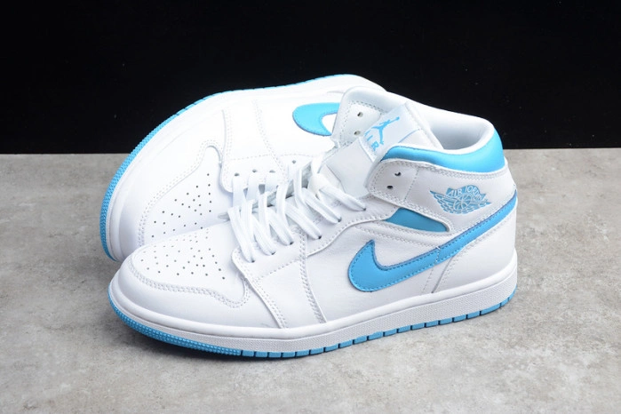 Air  Jordan 1 Mid UNC (W)  BQ6472-114
