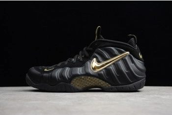 Air Foamposite Pro Black Metallic Gold  624041-009