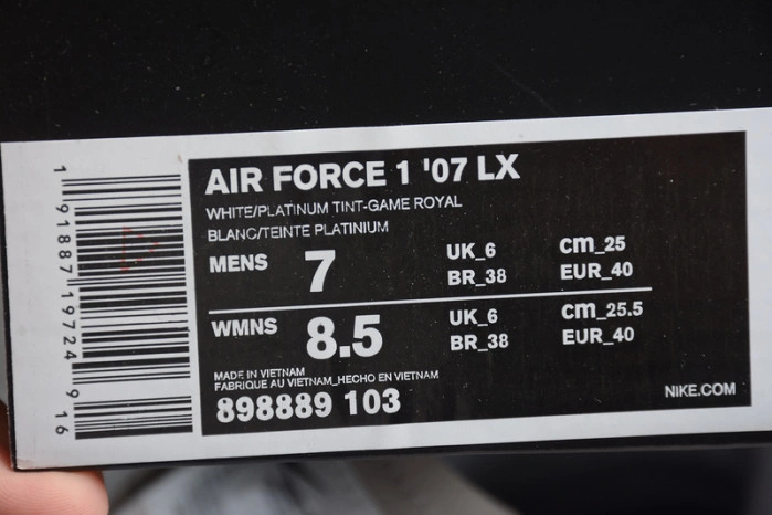 Air Force 1 LX Vandalised White (W) 898889-103