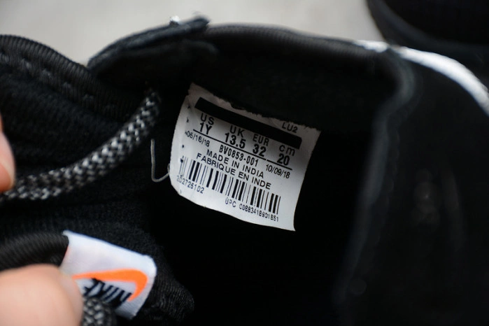 Air Force 1 Low O-W Black  (TD)  BV0853-001