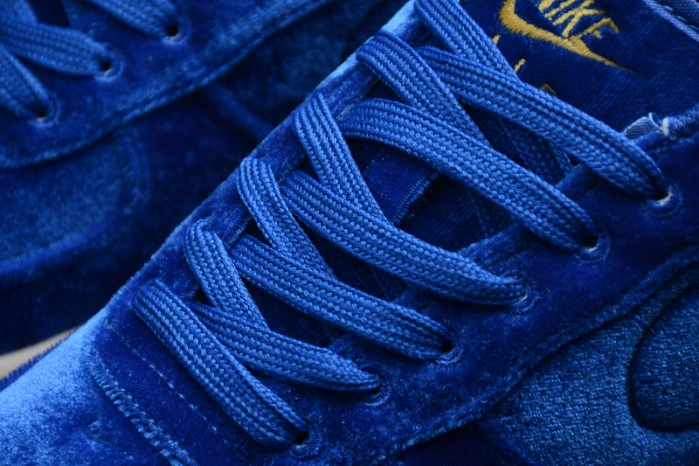 Air Force 1 Low Premium 3 Velour Blue Void  AT4144-400