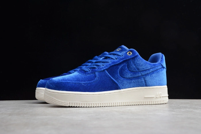 Air Force 1 Low Premium 3 Velour Blue Void  AT4144-400