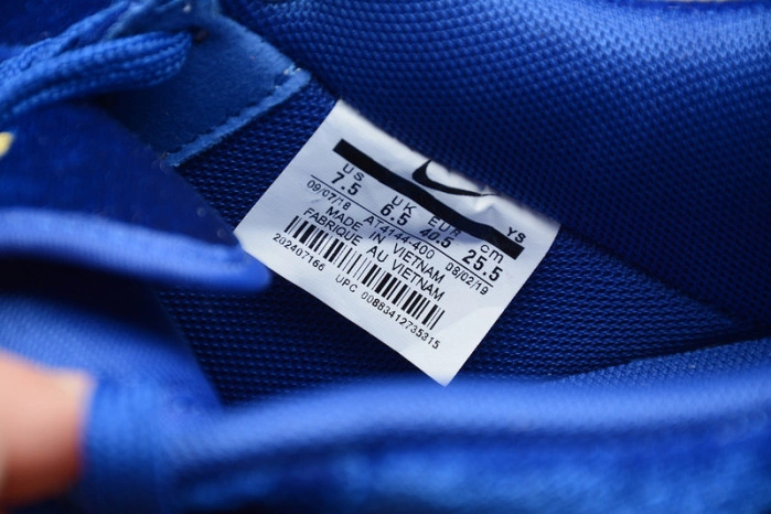 Air Force 1 Low Premium 3 Velour Blue Void  AT4144-400