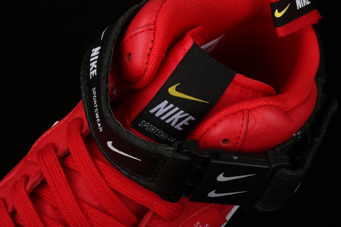Air Force 1 Mid Utility University Red  804609-605