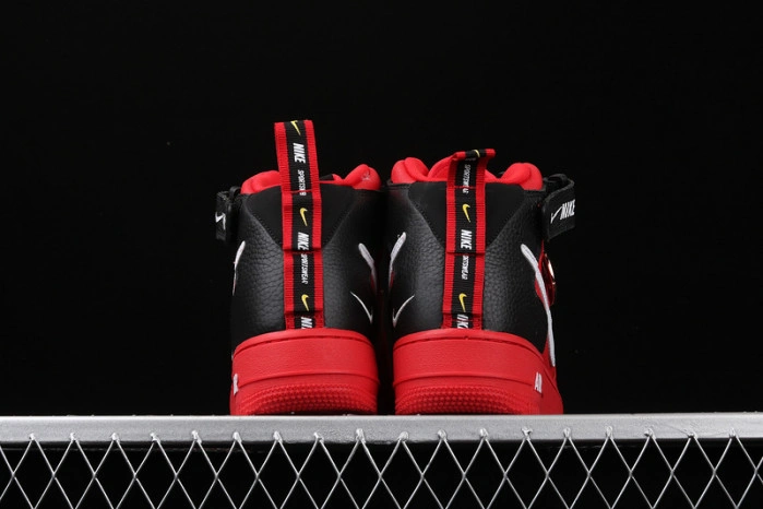 Air Force 1 Mid Utility University Red  804609-605