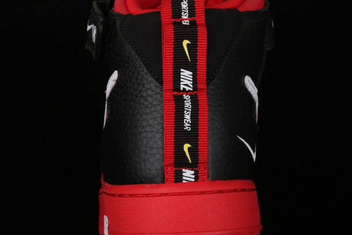 Air Force 1 Mid Utility University Red  804609-605