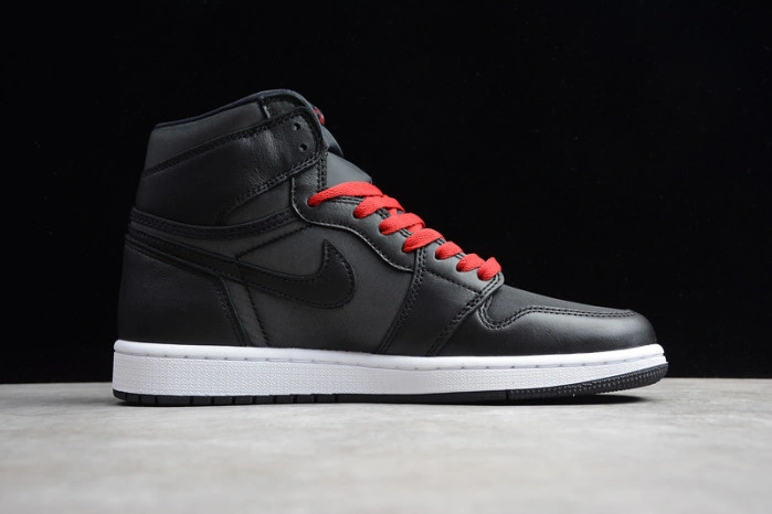 Air Jordan 1 Black Satin Gym Red 555088-060