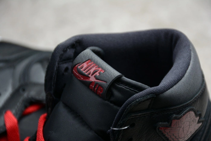 Air Jordan 1 Black Satin Gym Red 555088-060
