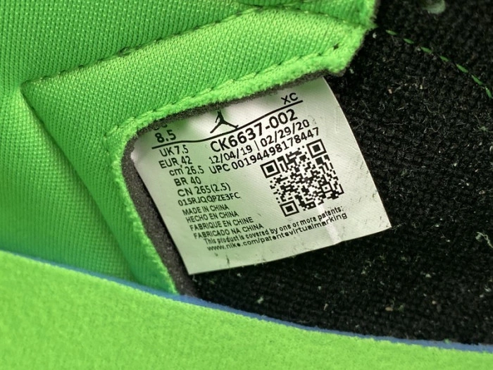 Air Jordan 1 High Zoom“ Rage Green” CK6637-002