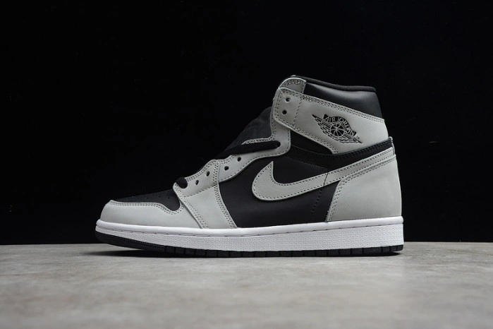 Air Jordan 1 Retro High Black White Light Smoke Grey 555088-035