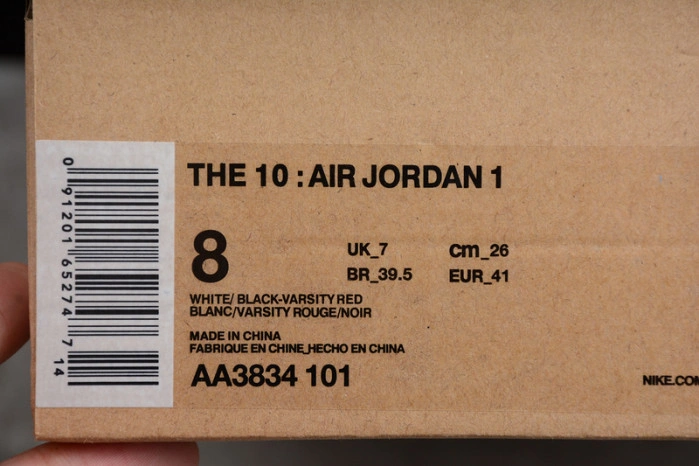 Air Jordan 1 Retro High O-W Chicago AA3834-101