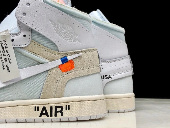 Air Jordan 1 Retro High O-W White  AQ0818-100