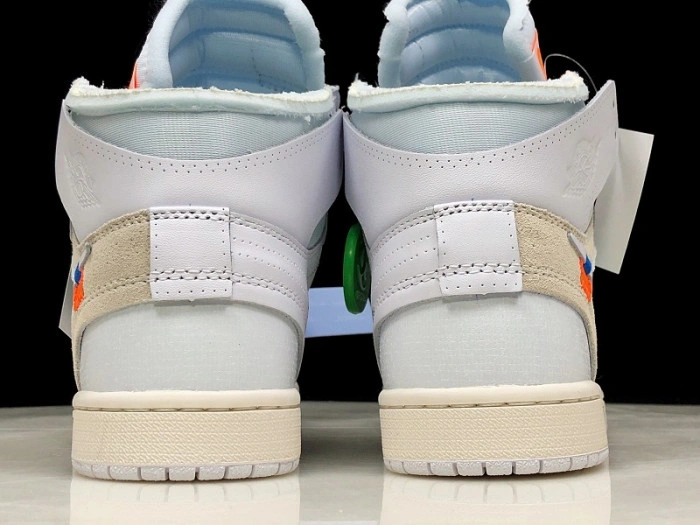 Air Jordan 1 Retro High O-W White  AQ0818-100
