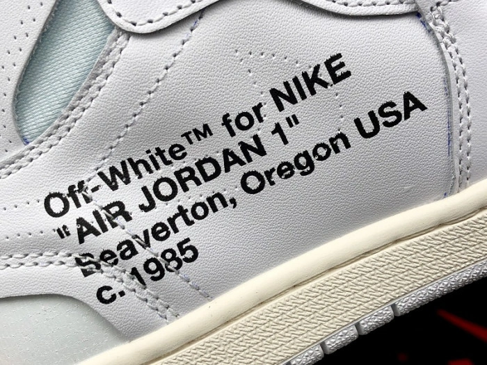 Air Jordan 1 Retro High O-W White  AQ0818-100