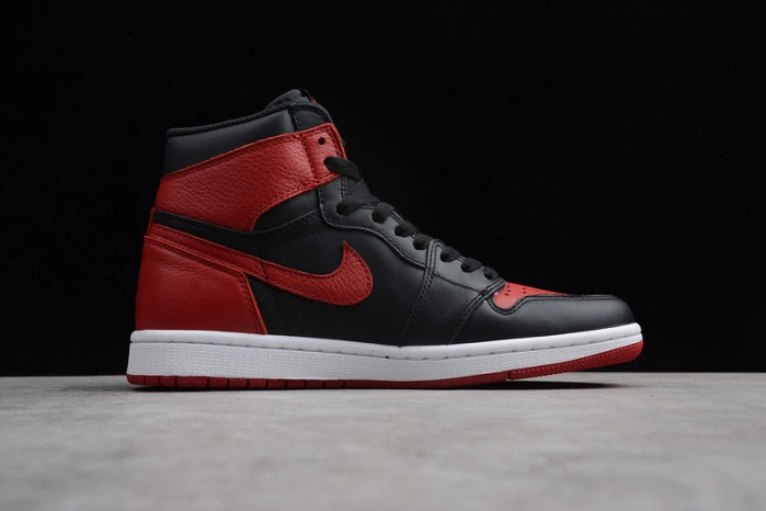 Air Jordan 1 Retro High OG Banned Bred Black Red  555088-001