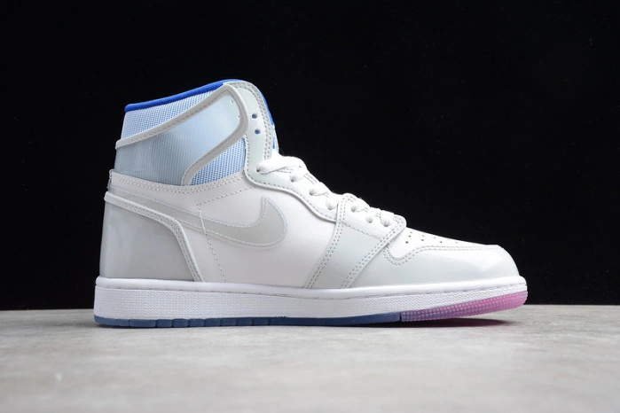 Air Jordan 1 Retro High Zoom White Racer Blue  CK6637-104