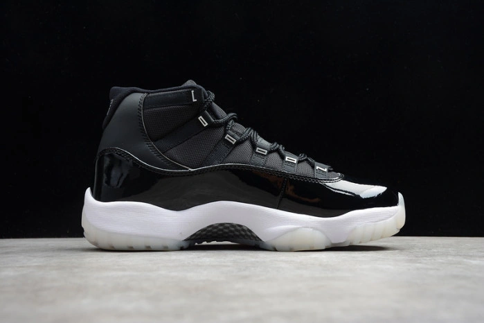 Air Jordan 11 25th Anniversary Black Silver Eyelets CT8012-011