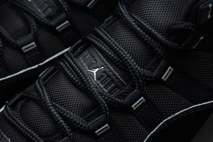 Air Jordan 11 25th Anniversary Black Silver Eyelets CT8012-011
