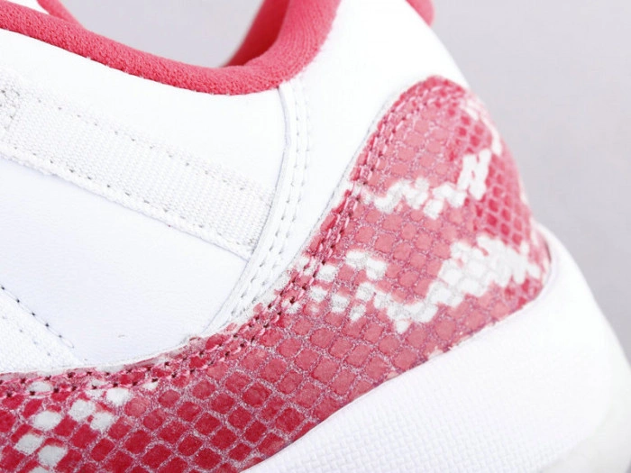 Air Jordan 11 Retro Low "Pink Snakeskin"  AH7860 106
