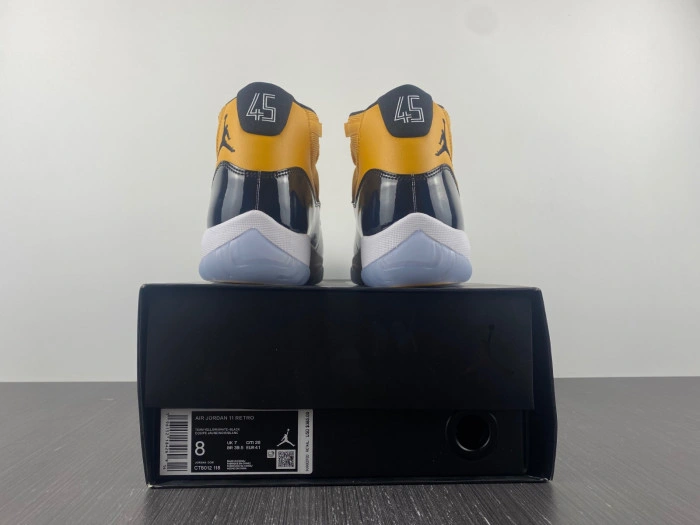 Air Jordan 11 black and yellow