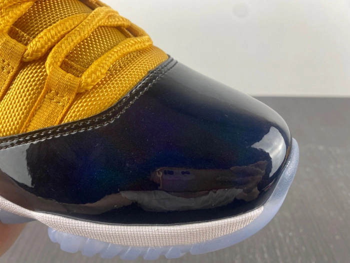 Air Jordan 11 black and yellow