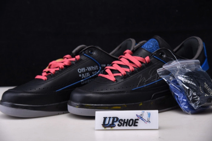 Air Jordan 2 Retro Low SP O-W Black Blue DJ4375-004