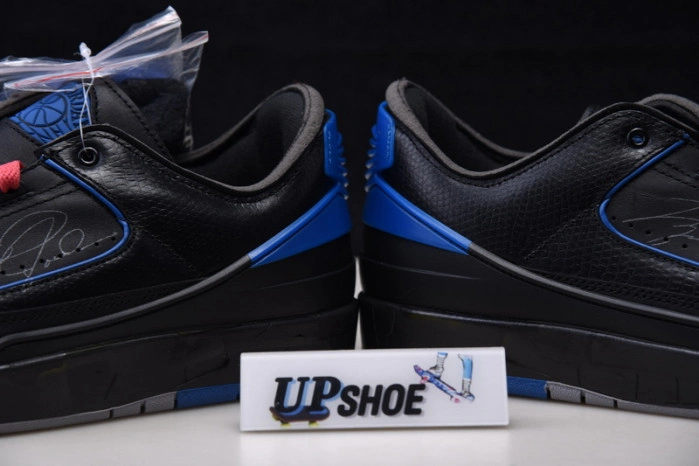 Air Jordan 2 Retro Low SP O-W Black Blue DJ4375-004