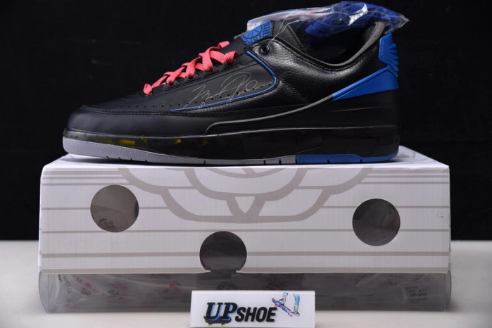 Air Jordan 2 Retro Low SP O-W Black Blue DJ4375-004